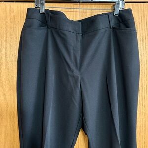 16 TALL Liz Claiborne Audra Black Trousers